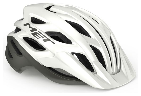 Casco MET Veleno Bianco Grigio Opaco