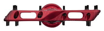 Atlas Red Race Face Flat Pedal Pair