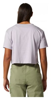 Mountain Hardwear MHW Logo Crop T-Shirt Purple Women