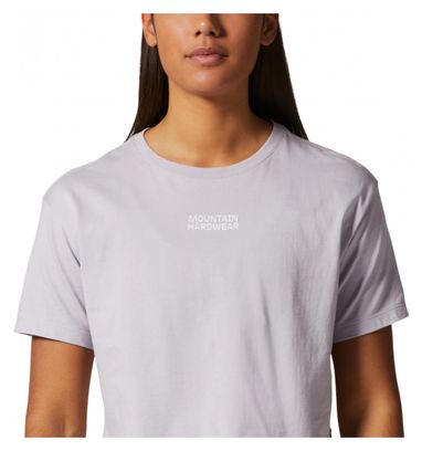 Mountain Hardwear MHW Logo Crop T-Shirt Purple Women