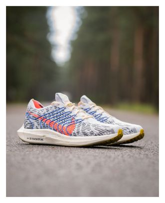 Nike Pegasus Turbo Flyknit Next Nature Hardloopschoenen Zwart Wit