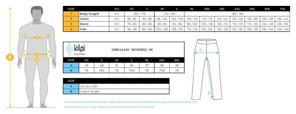 Pantalon randonnée membranaire homme Kilpi NORWEL-M