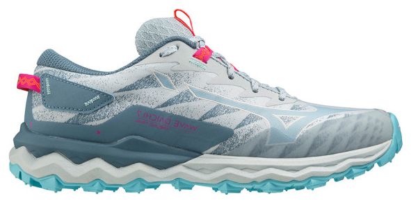 Trail Running Schuh Women Mizuno Wave Daichi 7 Blau