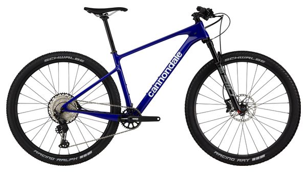 VTT Semi-Rigide Cannondale Scalpel HT Carbone 3 Shimano SLX/XT 12V 29'' Bleu Acid