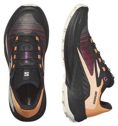 Salomon Genesis Trailschoenen Zwart Koraal Damesschoenen