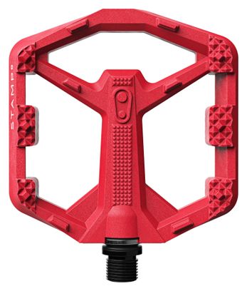 Pair of Crankbrothers Stamp 0 Composite Flat Pedals in Red