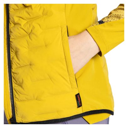 Gilet de vélo ION Thermolite Hybrid Shelter Jaune Femme