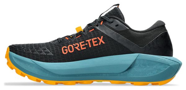 Chaussures Trail Asics Gel-Trabuco 13 GTX Noir/Bleu/Orange Homme