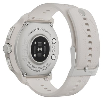 Suunto Race 2 GPS-Uhr Feder grau - weiß