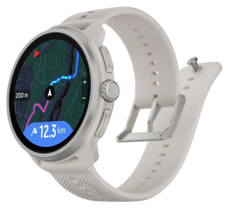 Suunto Race 2 GPS-Uhr Feder grau - weiß