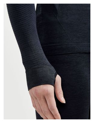 Maillot Demi Zip Craft Core Dry Active Comfort Noir 