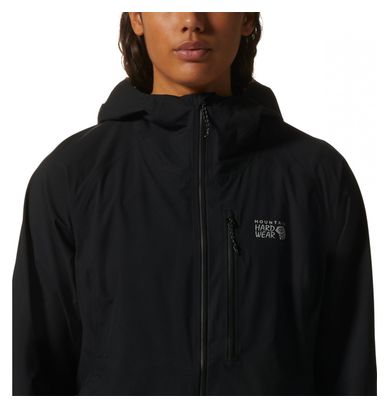 Mountain Hardwear New Stretch Ozonic Waterproof Jacket Black Women