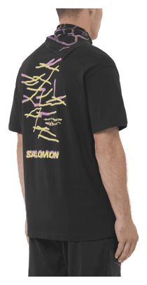 Salomon Wild Rays Graphic Black Men's T-Shirt