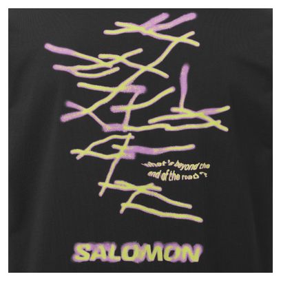 Salomon Wild Rays Graphic Black Men's T-Shirt