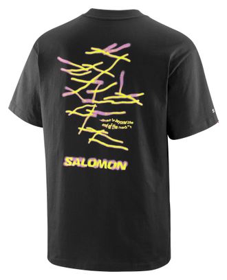 Salomon Wild Rays Graphic Black Men's T-Shirt