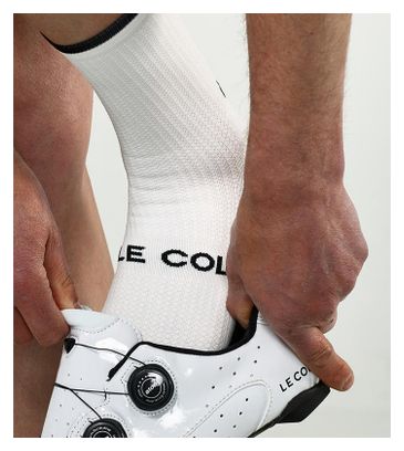 Le Col Socken Weiß/Schwarz