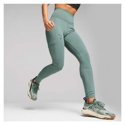 Collant Long Puma Seasons Femme Vert