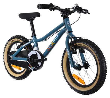 Scamp SmallFox Enkelspeed 14'' Kindermountainbike Petroleum Blauw