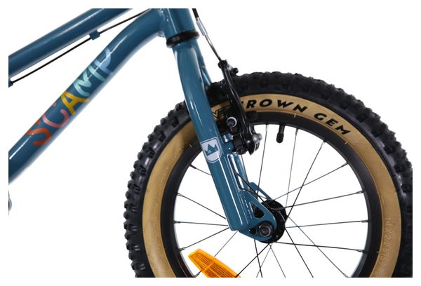 Scamp SmallFox Enkelspeed 14'' Kindermountainbike Petroleum Blauw