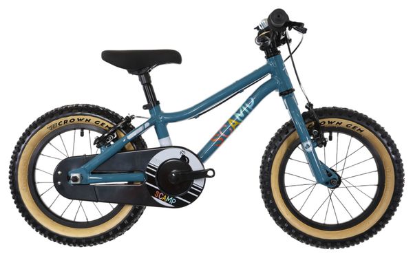 Scamp SmallFox Enkelspeed 14'' Kindermountainbike Petroleum Blauw