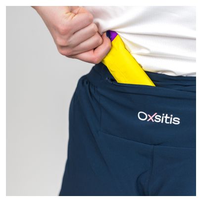 Pantaloncini da corsa Oxsitis X-Train da donna blu navy
