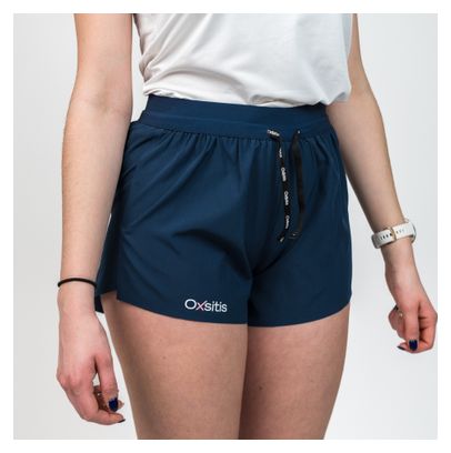 Pantaloncini da corsa Oxsitis X-Train da donna blu navy