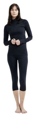 Maglia 1/2 zip Craft Core Dry Active Comfort nero donna