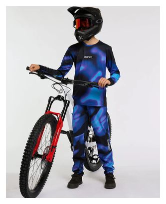 Dharco Gravity Maglia a maniche lunghe blu nero bambino