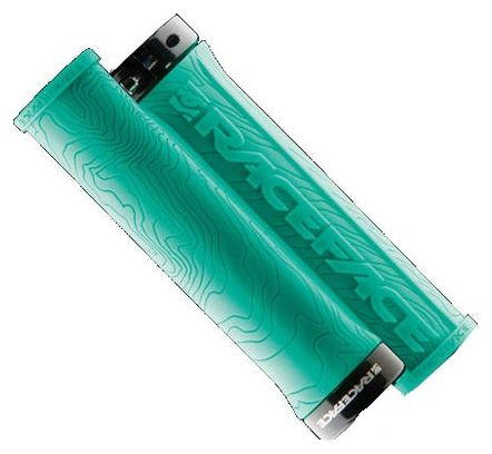 RACE FACE Paire de  Grips HALF NELSON Turquoise