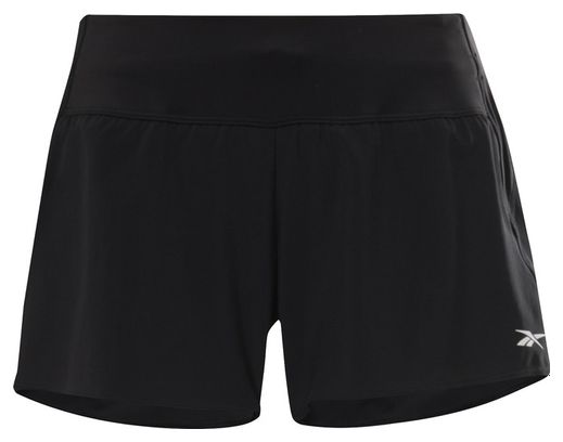 Pantalón corto Reebok United para mujer de Fitness negro