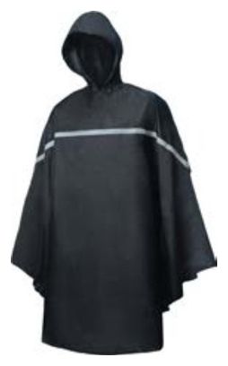 Willex Poncho Schwarz