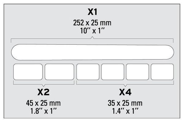 Zefal Skin Armor XL Protection Patch Clear