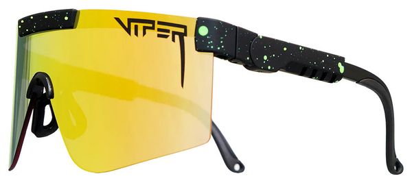 Paire de Lunettes Pit Viper The Monster Bull Polarized 2000s Noir/Jaune Polarisé