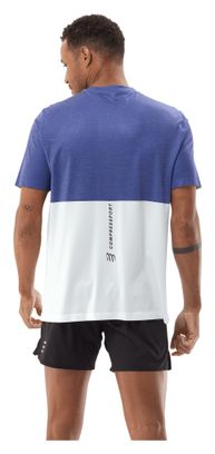 Compressport Performance Short Sleeve Jersey Blue/White Men's