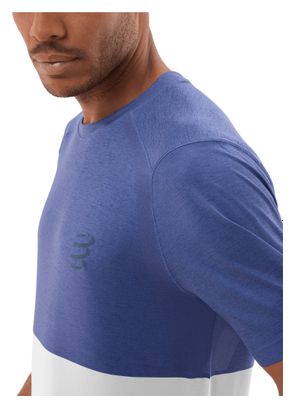 Compressport Performance Short Sleeve Jersey Blue/White Men's