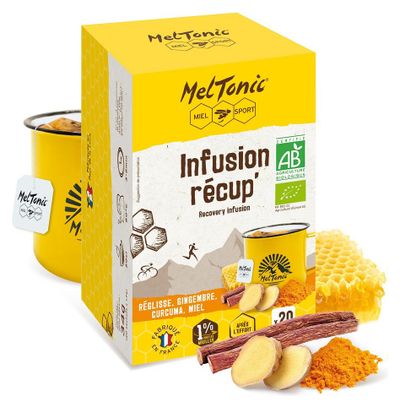 Set of 20 Meltonic Infusions Récup' Licorice / Ginger / Turmeric / Honey 20x1.7g