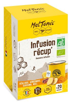 Set of 20 Meltonic Infusions Récup' Licorice / Ginger / Turmeric / Honey 20x1.7g
