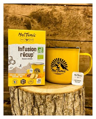 Set van 20 Meltonic Recuperatie Infusies Zoethout / Gember / Kurkuma / Honing 20x1,7g