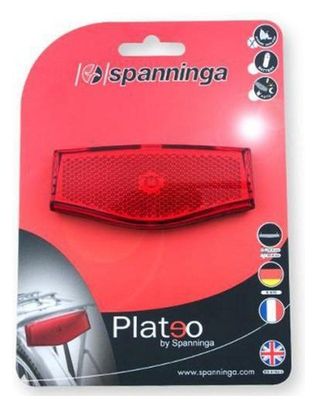 SPANNINGA feu arrière Plateo Xb batterie 50/80mm