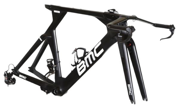 Vélo Team Pro - Kit Cadre / Fourche BMC Timemachine 01 AG2R Campagnolo Super Record EPS 11V Patins 2021 'Naesen'