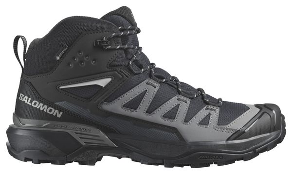 Wandelschoenen Salomon X Ultra 360 Mid GTX Zwart Grijs