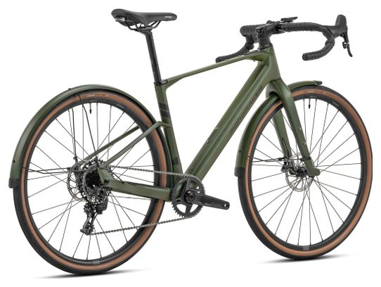 Mondraker Dusty SX R Bicicleta Eléctrica de Gravel Sram Apex 12S 350Wh 700mm Carbono Verde 2023
