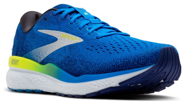 Chaussures Running Brooks Ghost 16 Bleu/Jaune Homme