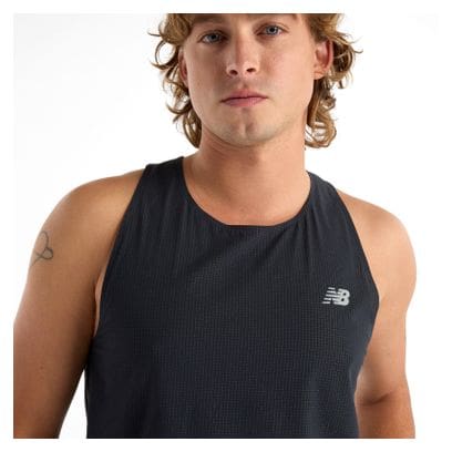 New Balance Race Day Ultra Light Tanktop Schwarz Herren