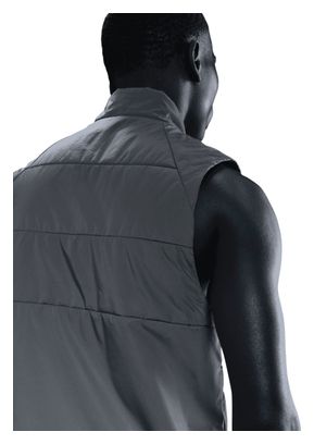 Nike Men's Reflective Gray Sleeveless Thermal Jacket