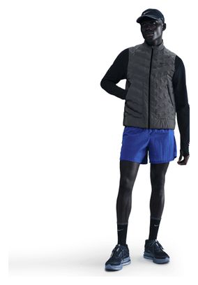 Nike Men's Reflective Gray Sleeveless Thermal Jacket