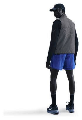Nike Men's Reflective Gray Sleeveless Thermal Jacket