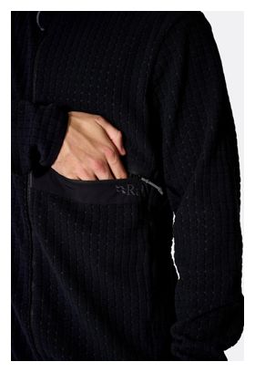RAB Ramshaw Capucha Hombre Forro polar negro