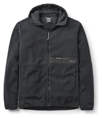 RAB Ramshaw Capucha Hombre Forro polar negro