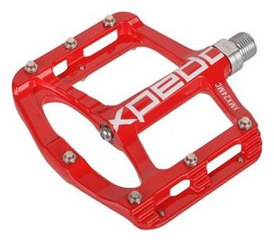 Xpedo Spry Flat Pedals - Red